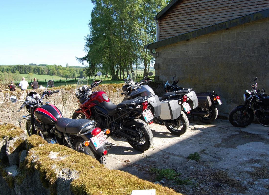 MOTO TRIUMPH GOUVY HOUFFALIZE VIELSALM SPA-FRANCORCHAMPS ARDENNES